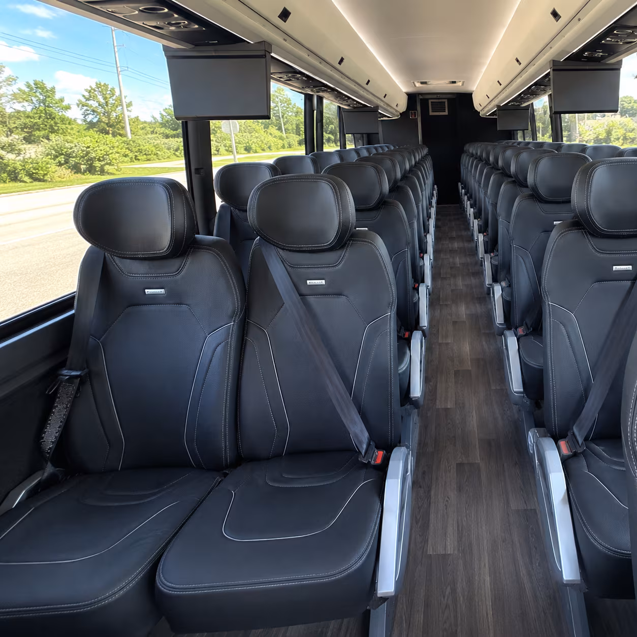 Charter Bus Interior