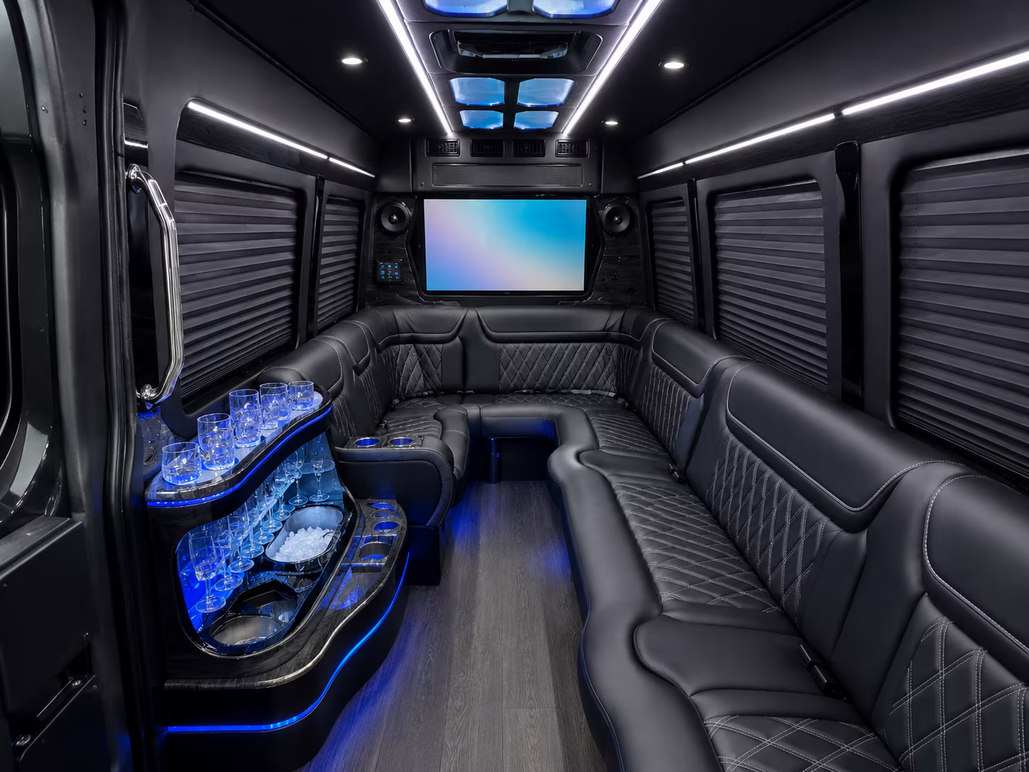 High Point Airport Shuttle & Transportation party bus exterior