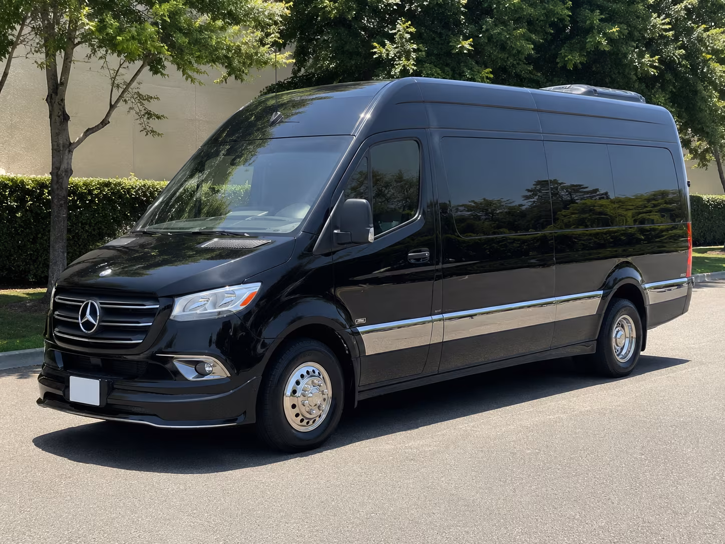 High Point Corporate Transportation party bus exterior