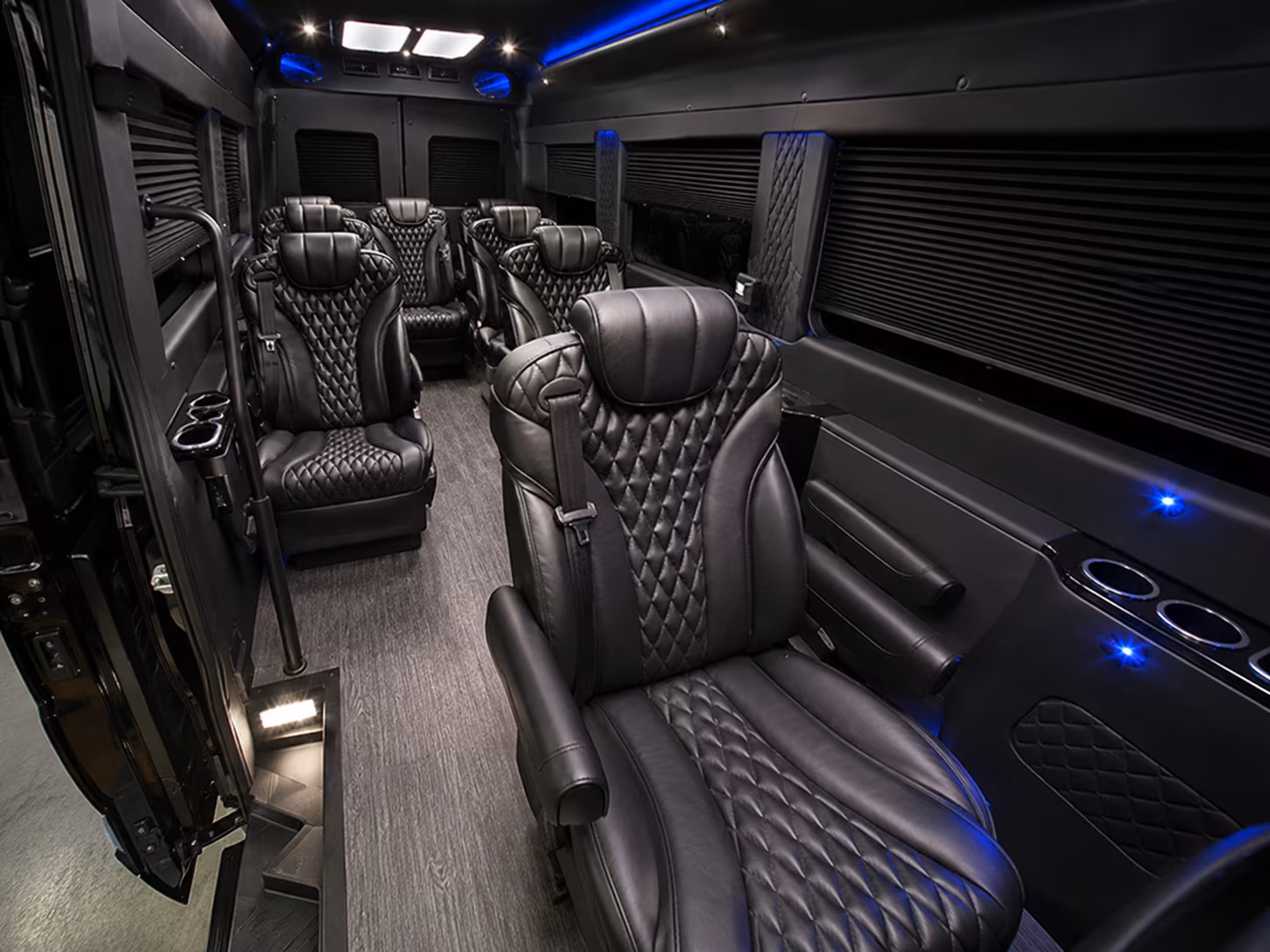 High Point Corporate Transportation party bus exterior