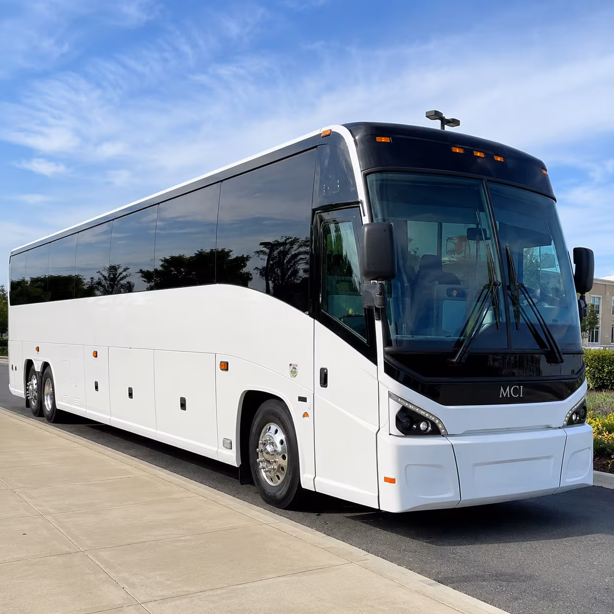 High Point Corporate Transportation party bus exterior