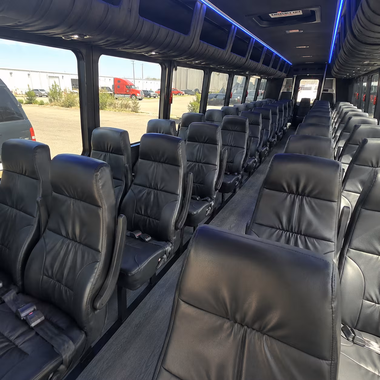 High Point Corporate Transportation onboard seating