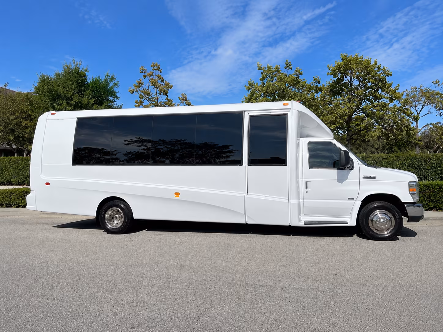 High Point Corporate Transportation party bus exterior