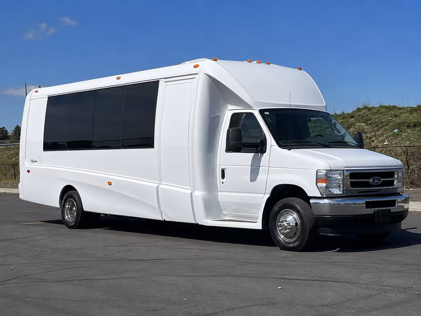 High Point Private Event Transportation party bus exterior