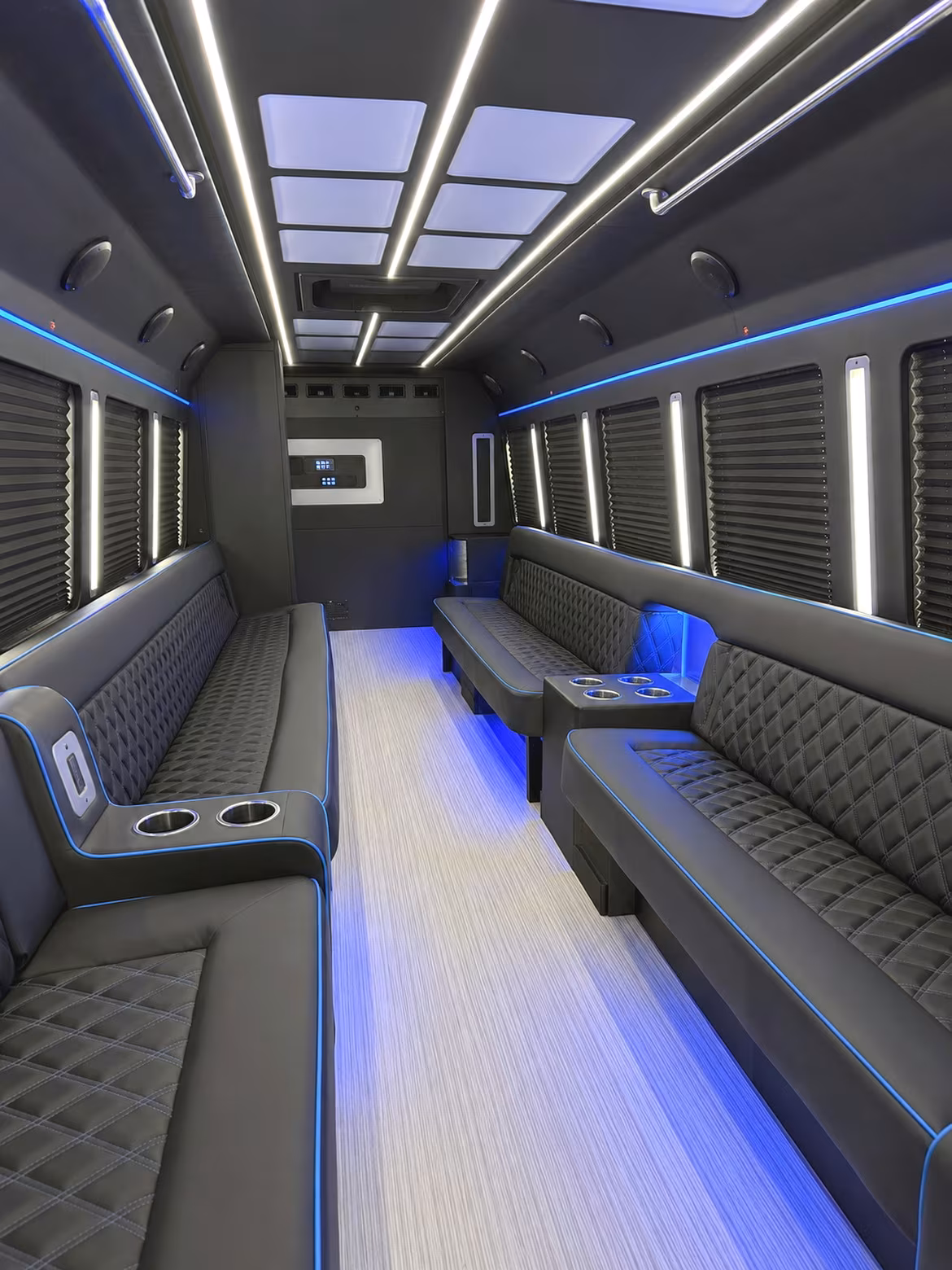 High Point Prom & Homecoming Transportation party bus interior