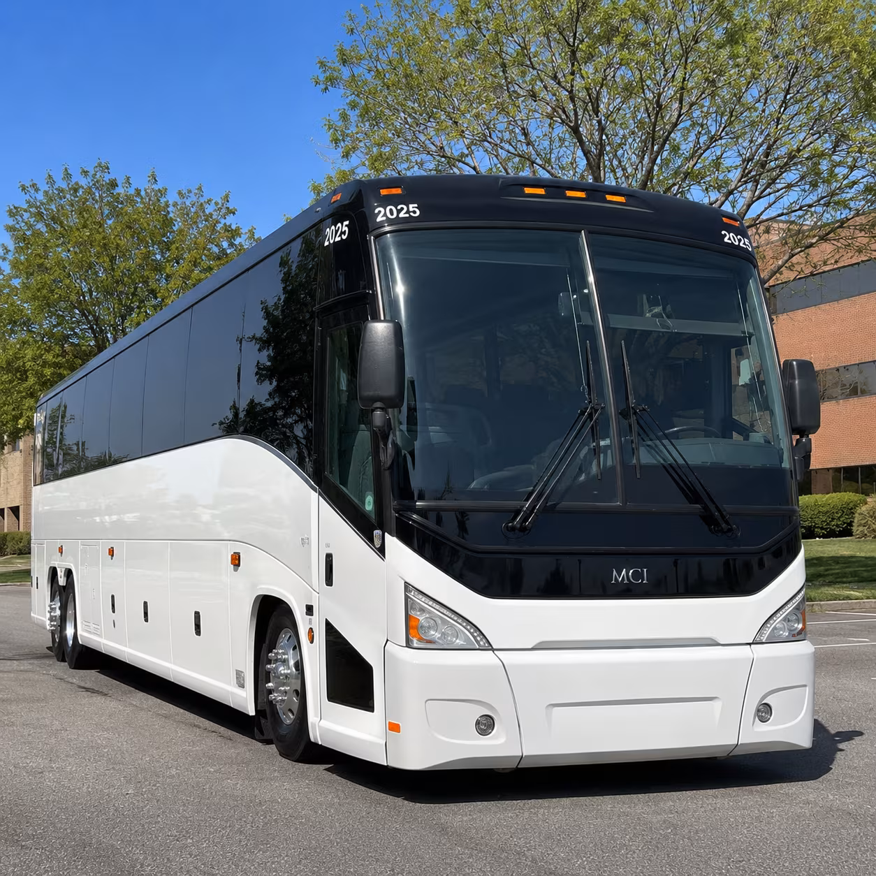 High Point School Event Transportation party bus exterior