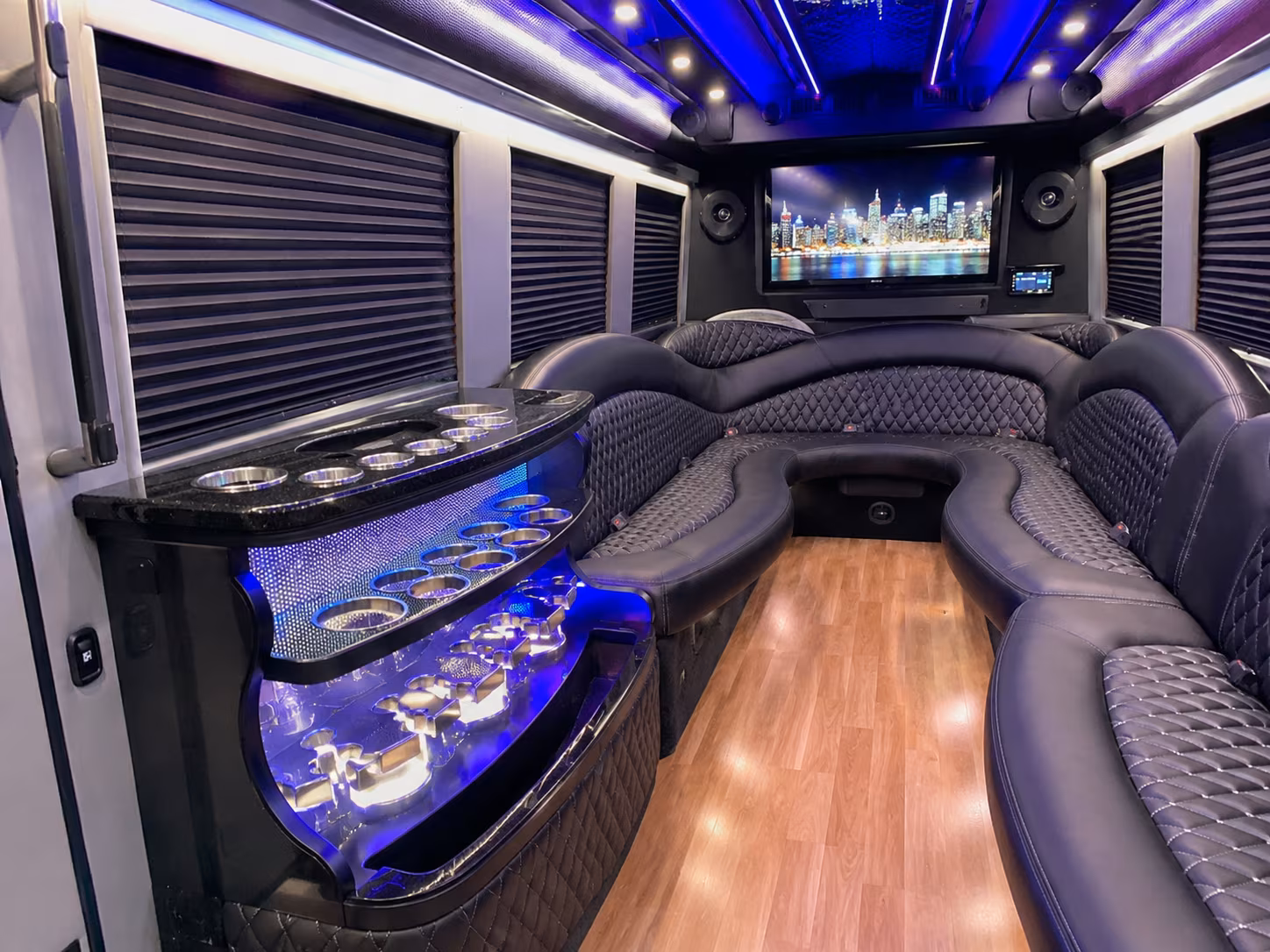 High Point Winery Tour & Pub Crawl Transportation party bus exterior